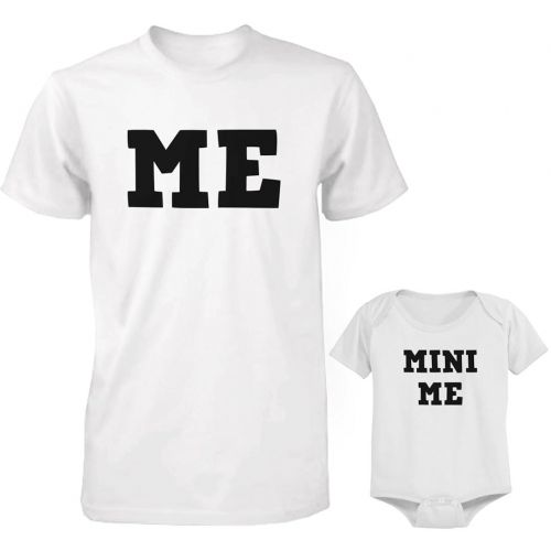  365 Printing Dad and Son Matching T-Shirt & Onesie Set Bold Statement - Mini Me