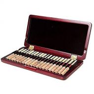 365invent Oboe Reed Case for 20pcs Reeds Maple Wooden (Red Color )