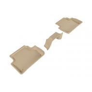 3D MAXpider L1AD04221502 Tan All-Weather Floor Mat for Select Audi A4 Models Second Row