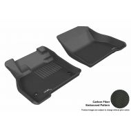 3D MAXpider Front Row Custom Fit All-Weather Floor Mat for Select Nissan Leaf Models - Kagu Rubber (Black)