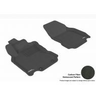 3D MAXpider L1NS02611509 Front Row Custom Fit All-Weather Floor Mat for Select Nissan Cube Models - Kagu Rubber (Black)