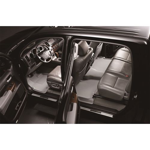  3D MAXpider Complete Set Custom Fit All-Weather Floor Mat for Select Chrysler 300/300C RWD Models - Kagu Rubber (Black)