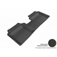 3D MAXpider Second Row Custom Fit All-Weather Floor Mat for Select Hyundai Elantra Models - Kagu Rubber (Gray)