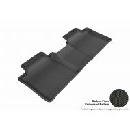3D MAXpider Second Row Custom Fit All-Weather Floor Mat for Select Toyota Camry/Lexus ES350 Models - Kagu Rubber (Tan)