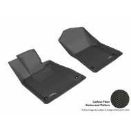 3D MAXpider Front Row Custom Fit All-Weather Floor Mat for Select Lexus GS/ GS Hybrid Models - Kagu Rubber (Black)