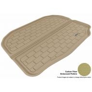 3D MAXpider Cargo Custom Fit All-Weather Floor Mat for Select Ford Flex Models - Kagu Rubber (Tan)