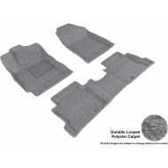 3D MAXpider L1HY07102201 Complete Set Custom Fit Classic Series Floor Mats in Gray for Select Hyundai Elantra Models
