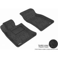3D MAXpider Front Row Custom Fit Floor Mat for Select MINI Models - Classic Carpet (Black)