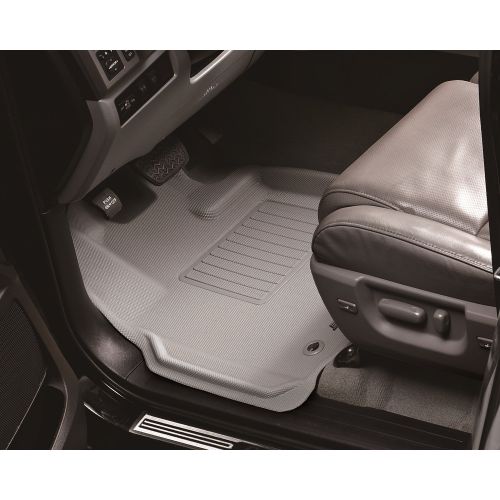  3D MAXpider Complete Set Custom Fit All-Weather Floor Mat for Select BMW X1 (E84) xDrive Models - Kagu Rubber (Tan)