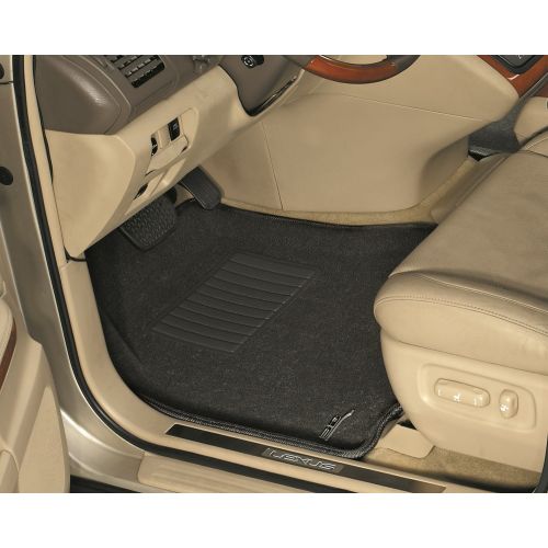  3D MAXpider Second Row Custom Fit All-Weather Floor Mat for Select Buick Enclave /Chevrolet Traverse /GMC Acadia Models - Classic Carpet (Gray)
