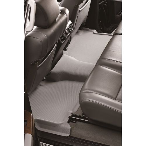  3D MAXpider Complete Set Custom Fit All-Weather Floor Mat for Ford F-250/350/450 Crew Cab Models - Kagu Rubber (Gray)