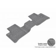 3D MAXpider Second Row Custom Fit Floor Mat for Select Mercedes-Benz ML-Class/GL-Class Models - Classic Carpet (Gray)