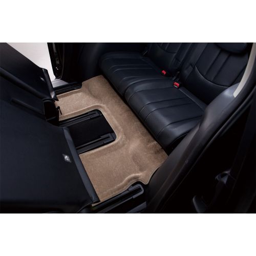  3D MAXpider Complete Set Custom Fit All-Weather Floor Mat for Select Chevrolet Suburban Models - Classic Carpet (Black)
