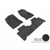 3D MAXpider Complete Set Custom Fit Floor Mat for Select Lexus NX/ NX Hybrid Models - Classic Carpet (Black)