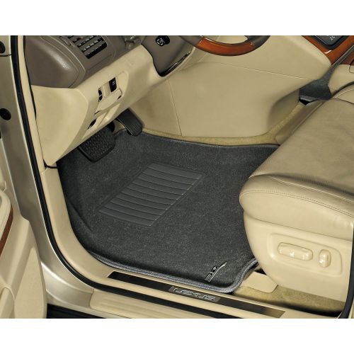  3D MAXpider Front Row Custom Fit Floor Mat for Select Lexus NX/ NX Hybrid Models - Classic Carpet (Gray)