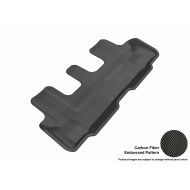 3D MAXpider Third Row Custom Fit All-Weather Floor Mat for Select Lexus GX460 Models - Kagu Rubber (Black)
