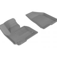 3D MAXpider L1KA02611501 Custom Fit All-Weather Kagu Series Floor Mats Gray Front Row For Sportage/Kia Tucson Models