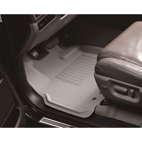  3D MAXpider L1KA02611501 Custom Fit All-Weather Kagu Series Floor Mats Gray Front Row For Sportage/Kia Tucson Models