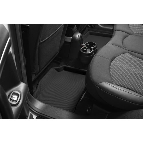  3D MAXpider L1BC01821501 Custom Fit All-Weather Kagu Series Floor Mats Gray Second Row for Buick Verano Models