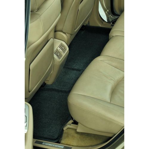  3D MAXpider Third Row Custom Fit All-Weather Floor Mat for Select Buick Enclave /Chevrolet Traverse /GMC Acadia Models - Classic Carpet (Gray)