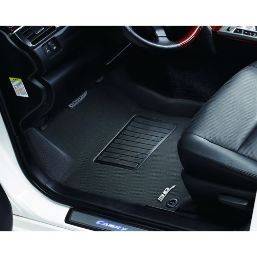  3D MAXpider Complete Set Custom Fit All-Weather Floor Mat for Select Infiniti Q60 Models - Kagu Rubber (Gray)