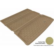 3D MAXpider Cargo Custom Fit All-Weather Floor Mat for Select Infiniti QX80 / QX56 Models - Kagu Rubber (Tan)