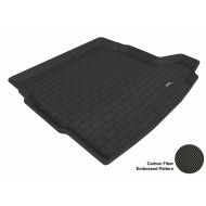 3D MAXpider Front Row Custom Fit All-Weather Floor Mat for Select Saab 9-3 Models - Kagu Rubber (Black)