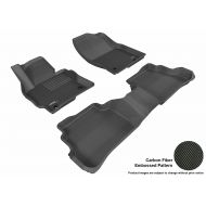 3D MAXpider Complete Set Custom Fit All-Weather Floor Mat for Select Mazda CX-5 Models - Kagu Rubber (Black)