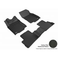 3D MAXpider Custom Fit Floor Mat for Select Nissan Rogue Models - Kagu Rubber (Black)