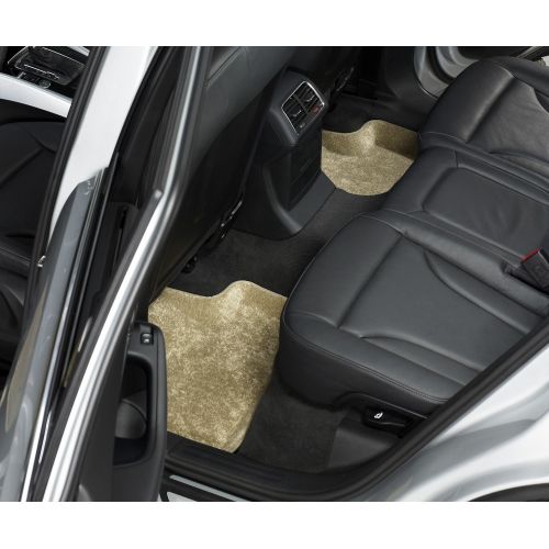  3D MAXpider Second Row Custom Fit Floor Mat for Select Mini Cooper Models - Classic Carpet (Tan)