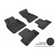 3D MAXpider L1AD00901509 Custom Fit All-Weather Kagu Series Floor Mats Black Complete Set for Audi Q5 Models