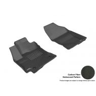 3D MAXpider Complete Set Custom Fit All-Weather Floor Mat for Select Toyota Corolla Models - Kagu Rubber (Tan)