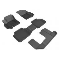 3D MAXpider Front Row Custom Fit All-Weather Floor Mat for Select Dodge Journey Models
