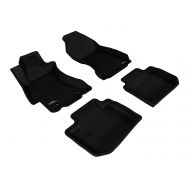 3D MAXpider L1SB02001509 Black All-Weather Floor Mat for Select Subaru WRY STI Models Complete Set
