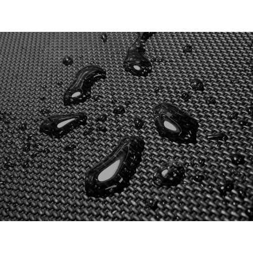 3D MAXpider Front Row Custom Fit All-Weather Floor Mat for Select Dodge Durango / Jeep Grand Cherokee Models - Kagu Rubber (Black)