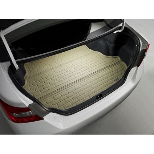  3D MAXpider L1NS09211502 Tan All-Weather Floor Mat for Select Nissan Altima Sedan Models Front Row
