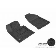 3D MAXpider Front Row Custom Fit Floor Mat for Select Kia Optima Models - Classic Carpet (Black)