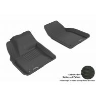 3D MAXpider Front Row Custom Fit All-Weather Floor Mat for Select Volvo C30 Models - Kagu Rubber (Black)
