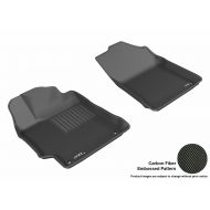 3D MAXpider Complete Set Custom Fit All-Weather Floor Mat for Select Toyota Camry/ Camry Hybrid Models - Kagu Rubber (Tan)