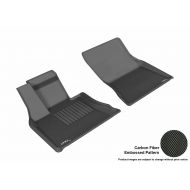 3D MAXpider L1BM05511509 Front Row Custom Fit All-Weather Floor Mat for Select BMW X5 (F15)/ X6 (F16) Models - Kagu Rubber (Black)