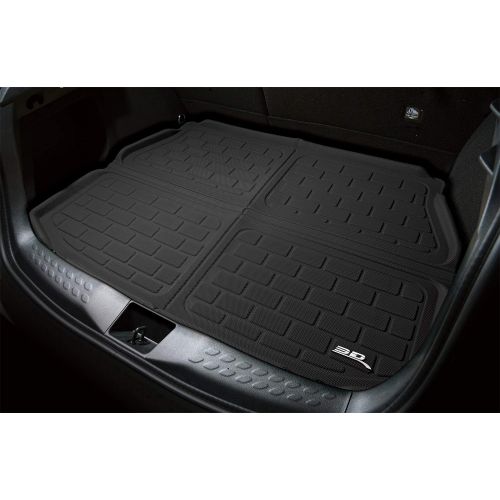  3D MAXpider M1CH0591309 Custom Fit All-Weather Cargo Liner for Select Chevrolet Suburban Models - Kagu Rubber (Black)