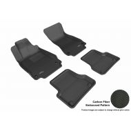 3D MAXpider Complete Set Custom Fit All-Weather Floor Mat for Select Audi A7 Models - Kagu Rubber (Black)