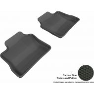 3D MAXpider Complete Set Custom Fit All-Weather Floor Mat for Select Porsche Panamera Models - Kagu Rubber (Black)