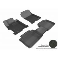 3D MAXpider L1HD04801509 Custom Fit All-Weather Kagu Series Floor Mats Black Complete Set for Honda Accord Sedan Models