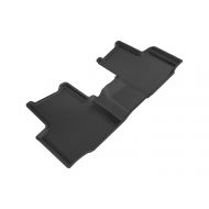 3D MAXpider Complete Set Custom Fit All-Weather Floor Mat for Select Chevrolet Cruze Models - Kagu Rubber (Black)