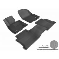 3D MAXpider L1MZ04001509 Complete Set Custom Fit All-Weather Floor Mat for Select Mazda6 Models - Kagu Rubber (Black)
