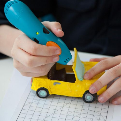  3Doodler Start Refill Plastic 4 Pack Bundle, Primary Pow, Compatible with Start 3D Pen for Kids