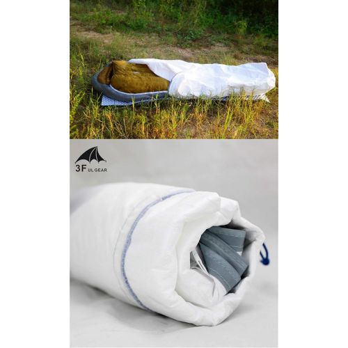 3F UL GEAR Tyvek Sleeping Bag Cover Liner Waterproof Bivy Bag Camping Bags Ventilate Moisture-Proof Warming Every Dirty Inner Liner BIVY Sack