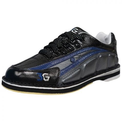  900 Global 3G Mens Tour Ultra BlackBlueMetallic Bowling Shoes- Right Hand (13 M US, BlackBlueMetallic)