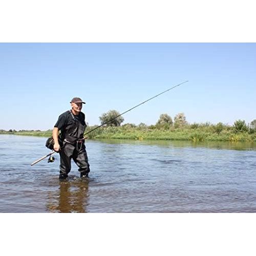  [아마존베스트]3Kamido Classic Chest Waders Black and Green Series 680, Fishing Trousers Standard, Fishermans Trousers Pond Trousers Flood Trousers